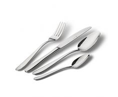 Paul Wirths Ménagère 24 pièces Set, pour 6 Personnes, en Acier Inoxydable 18/10, Poli, Cultura 44, w10044510, Acier Inoxydable, Silber, 68-teilig