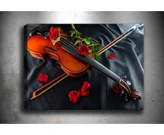 Bonamaison Peinture sur toile, multicolore, 30 x 40 cm - Conçu et fabriqué en Turquie