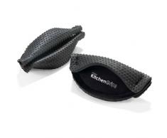 Duncan Kitchen Grips 110501â10 Lot de 2 Gants de Cuisine Noir