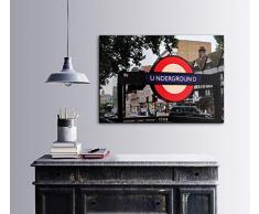 Bonamaison DÃ©coration Murale Impression sur Toile, Dimensions: 100 x 70 Cm - ConÃ§u et fabriquÃ© en Turquie