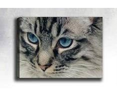 Bonamaison Peinture sur toile, multicolore, 70 x 100 cm - Conçu et fabriqué en Turquie