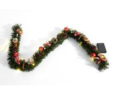 HEITMANN DECO Guirlande de noël avec éclairage DEL 120cm plastique avec décorations