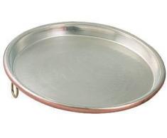 Vigor Blinky 94080-30 Plat à Four Rond en cuivre étamé Bord 3 cm Diamètre 30 cm