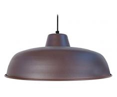 Tosel 14180 Trog RoulÃ© Suspension RepoussÃ© Bord RoulÃ© Acier Marron 32 x 32 x 90 cm
