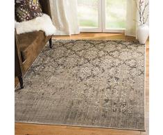 Safavieh Tapis dinspiration Vintage, Tissé Fibre de Viscose douce Tapis en Mousse, 90 X 150 cm
