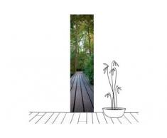 Scenolia Stickers gÃ©ant papier peint dÃ©co SALON DE THÃ 60 x 240 cm | DÃ©co murale QualitÃ© HD