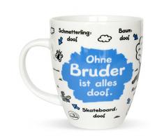 Sheepworld 45140 Tasse, Porcelaine, Bleu, 9,5 cm