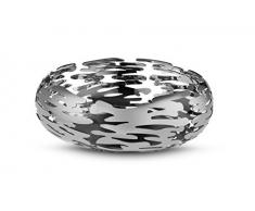 Alessi BM02 Corbeille Ronde, Acier Inoxydable 18/10, Argent, Taille Unique