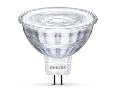 Philips ampoule LED GU5.3 5W Equivalent 35W Blanc froid (4000 Kelvin), 390 Lumens, RÃ©flecteur