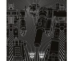 Transformers WDC95748 Toile Imprimée, Bois Dense, Multicolore, 40 x 40 cm