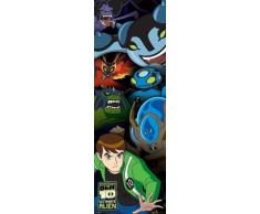 1art1 52930 Ben 10 Alien-Ultimate swampfire, cannonbolt Poster de Porte 158 x 53 cm