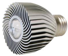 Transmedia LP3-1SL Power Spot LED 230 V 1 W E27 Blanc Chaud