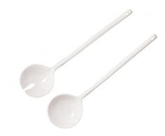 Porcellana Trattoria Lot de Couverts à Salade, Porcelaine, Multicolore, 0.1 x 0.1 x 0.1 cm