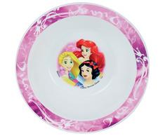 FUN HOUSE 005464 Disney Princesses Bol Micro-ondable pour Enfant, PolypropylÃ¨ne, Rose, 16 x 16 x 4 cm
