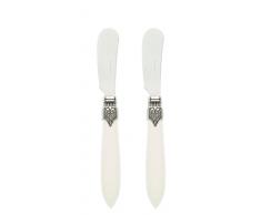 Murano Lot de 2 Couteaux Ã Beurre, 2,5 mm.