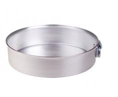 Pentole Agnelli Moule à Tarte Cylindrique avec Anneau Ãpaisseur 3 Mm cod.ALMA16630 Diamètre 300 Mm