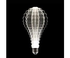 In The Loop Ampoule dÃ©corative 3D en plexiglass culot E27 Sweet Wavy Ã LED 21cm, 2 W, Transparent