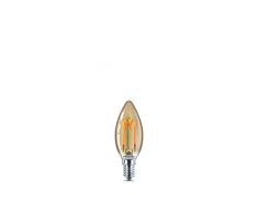 Philips ampoule LED Flamme Vintage Filament Spirale E14 23W Equivalent 14W Claire AmbrÃ©e Blanc chaud
