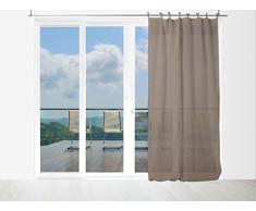 Soleil docre 035102 Panama Voilage avec Nouettes Coton Ecru 140 x 240 cm