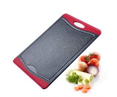 Westmark 6216224G Planche à découper Moyen en Granit/Rouge, Plastique, 37 cm