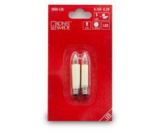 Konstsmide 5050-120 Lampes LED par 2 pour Guirlande de Sapin de 10 Ã 15 Bougies