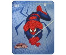 CTI Plaid Polaire Spiderman Spider 110x140, Polyester, Rouge, 140 x 110 cm