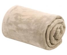 Comptoir du Linge micngrp18 Couverture Microfibre Douce New Gris Perle