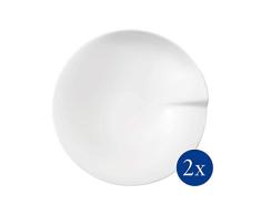 Villeroy & Boch - Assiette Ã PÃ¢tes Pasta Passion, 2 PiÃ¨ces, Compatible Lave-Vaisselle, Porcelaine Premium, 27,2 cm