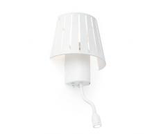 Faro Barcelona Mix 29962 Applique murale en métal avec LED de 60 W, 3 W, Blanc
