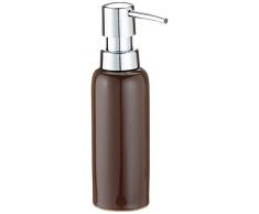 Kleine Wolke 5084901854 Distributeur de Savon Pur Shiny en Anthracite, Porcelaine