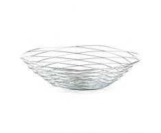 Zeller 2058009 Corbeille à Fruit Chrome 39 x 9,3 cm