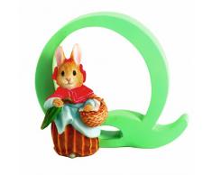 Beatrix Potter Figurine Mme Lapin Lettre Q