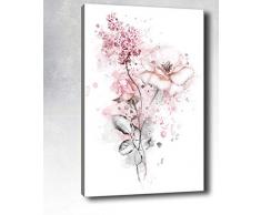 Bonamaison Peinture sur toile, multicolore, 70 x 100 cm - ConÃ§u et fabriquÃ© en Turquie