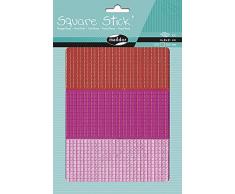 Maildor 1131 Lot de Stickers carrÃ©s Autocollants, Papier, Multicolore, 23,5 x 15,6 x 0,2 cm