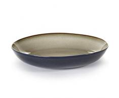 Assiette Ã pÃ¢tes Ã 23,4 x h 4,5 cm - blue grey & dark blue