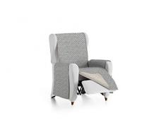 Eysa Mist Housse, Microfiber, C/6 Gris, 1 Place 55cm. Adapté aux canapés de 60 à 110 cm