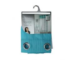 douceur dintÃ©rieur panneau a oeillets 140x240 cm voile brode top raye libellula bleu