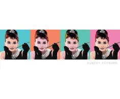 1art1 38953 Poster Audrey Hepburn Midi Collage Art Pop 91 x 30 cm