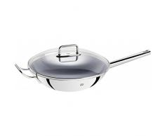 ZWILLING 1007864 Wok Revêtu, Acier Inoxydable, INOX Brillant, 32 cm