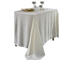 Calitex S5D2390371A Taffetas Froisse Nappe Polyester Naturel 350 x 150 cm