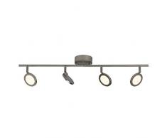 Brilliant G53032/13 Plafonnier, Metal/Plastique, Acier