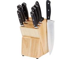 AmazonBasics Bloc de couteaux 9 piÃ¨ces