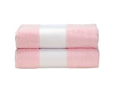 A&R Towels A&â¿Subli-Me Serviette de Bain Rose Clair Taille Unique 70 x 140 cm
