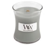 Woodwick 98106 Bougie Mini, Cire, Gris, 7 x 7 x 8 cm