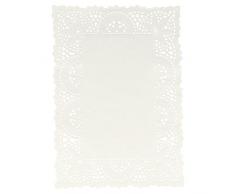 Garcia de Pou 250 unité rectangulaire napperons, Papier, Blanc, 21 x 15 x 30 cm