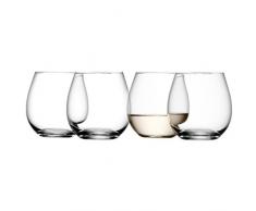 LSA International 370Â ML Vin, Verre, Clair, (Lot de 4)