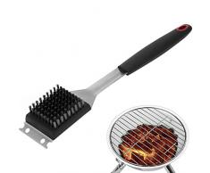Westmark 15072280Â Brosse de Barbecue, Acier Inoxydable, Noir, Argent, 38,5Â x 6,5Â x 3,5Â cm