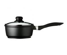 Premier Housewares Tenzo A Series Casserole avec Couvercle en Acier Inoxydable Miroir- Ustensile de Cuisine â Sauteuse avec PoignÃ©e 18 Cm