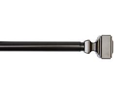 AmazonBasics Tringle Ã rideau 2,54 cm avec embouts carrÃ©s, 182,88 Ã 365,76 cm, Bronze