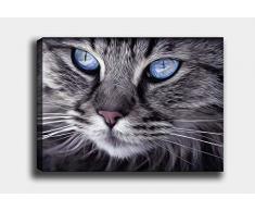 Bonamaison Peinture sur toile, multicolore, 30 x 40 cm - Conçu et fabriqué en Turquie